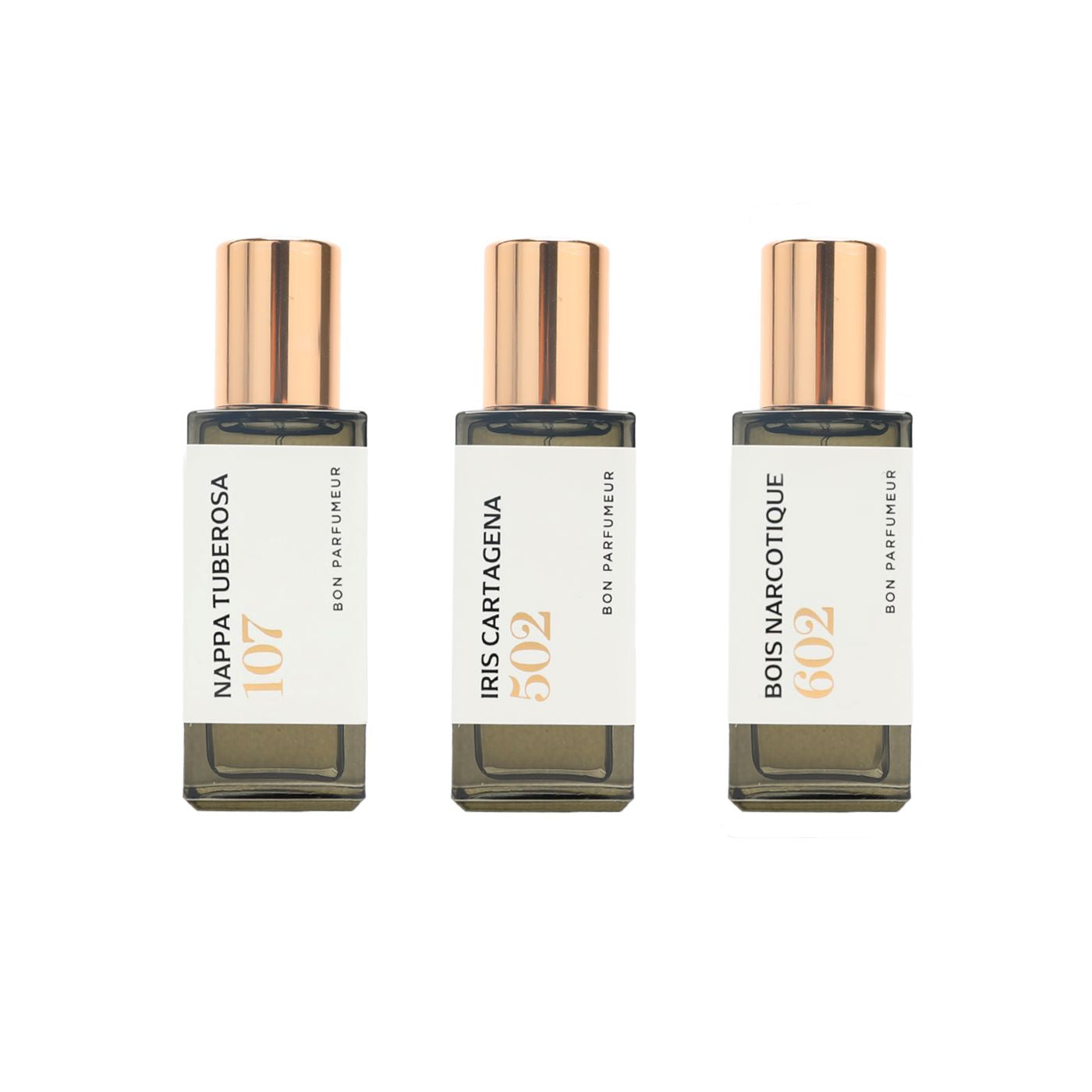 Trio extrait de parfum voyage Coffret Bon Parfumeur