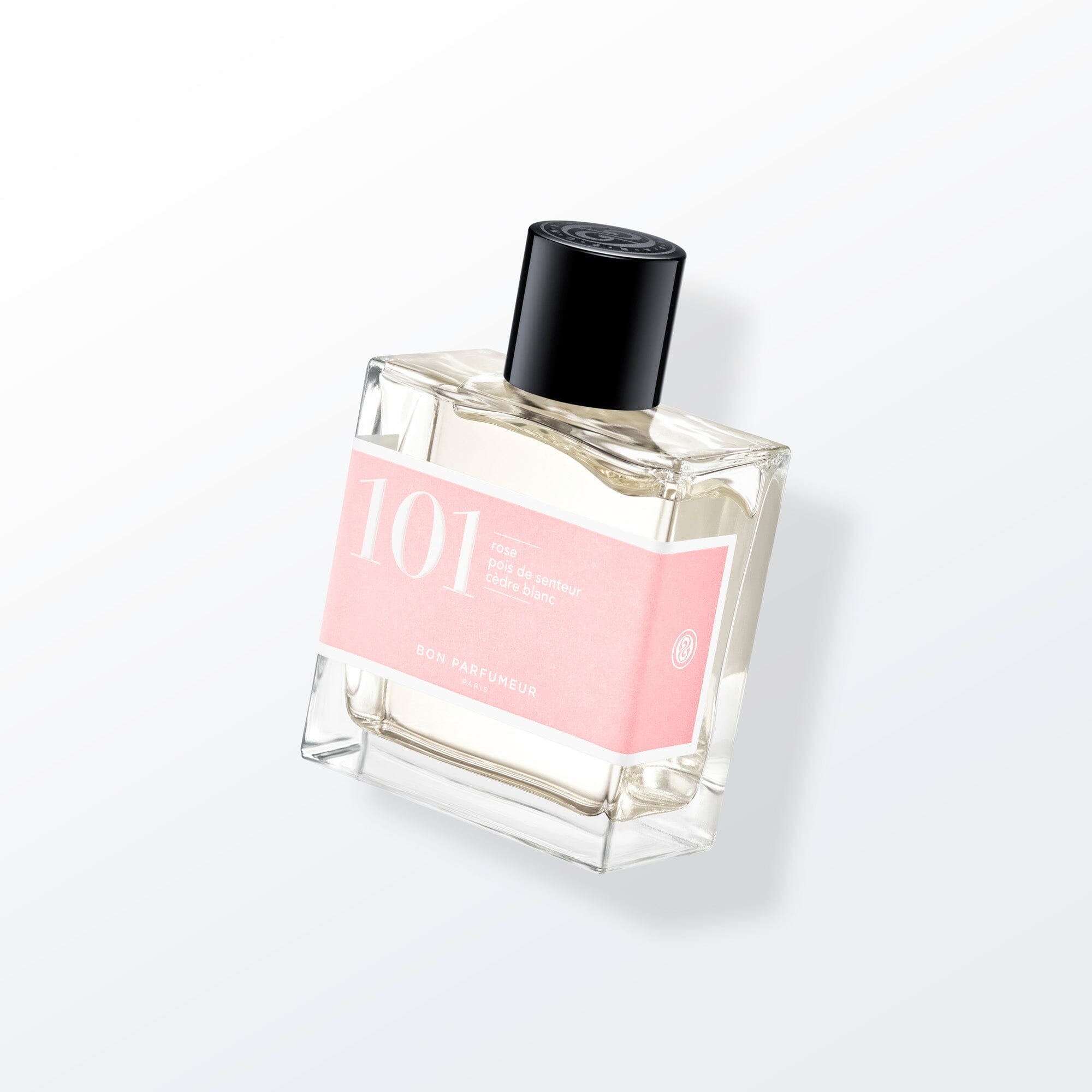 Eau de parfum 101 : rose, pois de senteur, cèdre blanc
