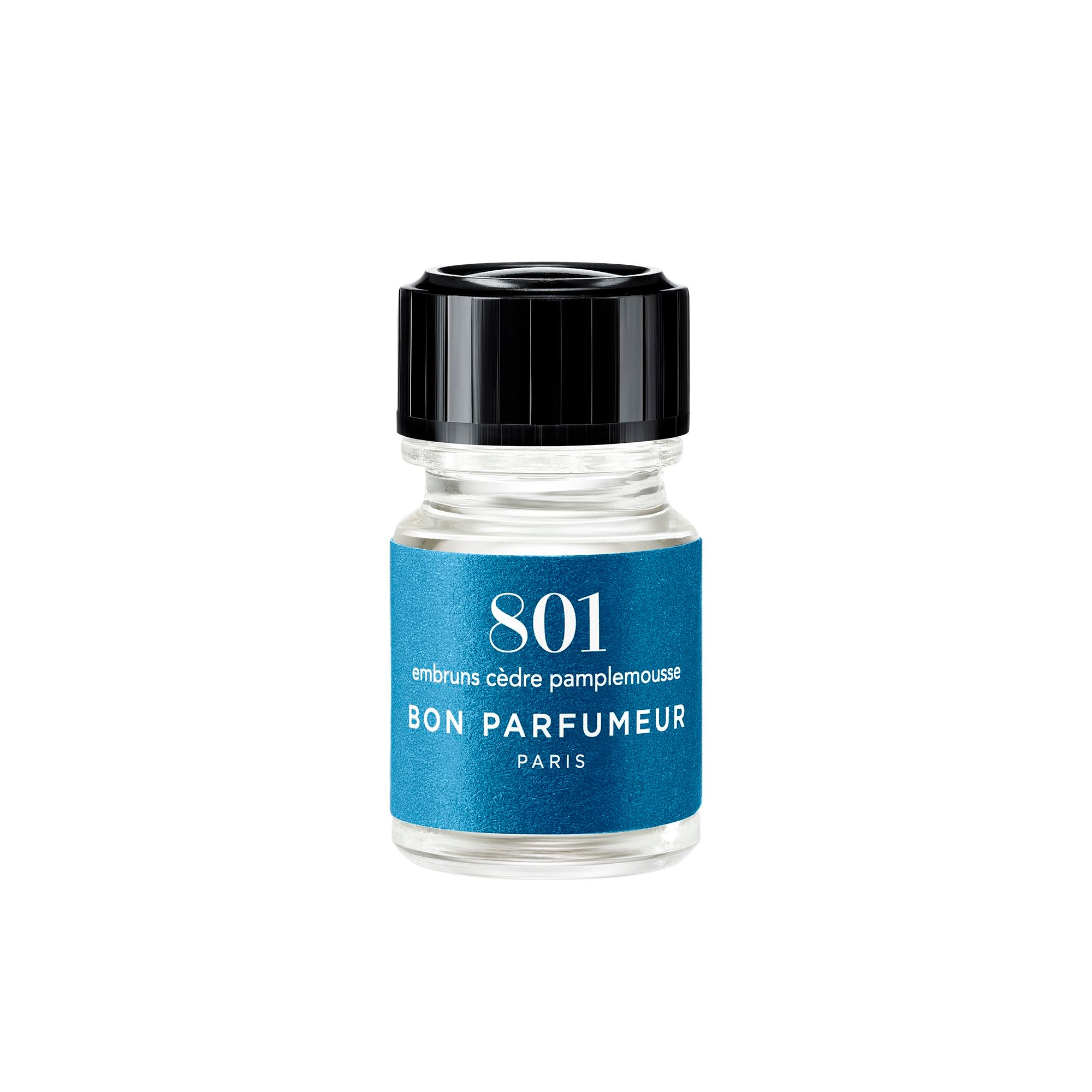 Mini-Parfums 2,5ml Bon Parfumeur France 801: Embruns, cèdre, pamplemousse