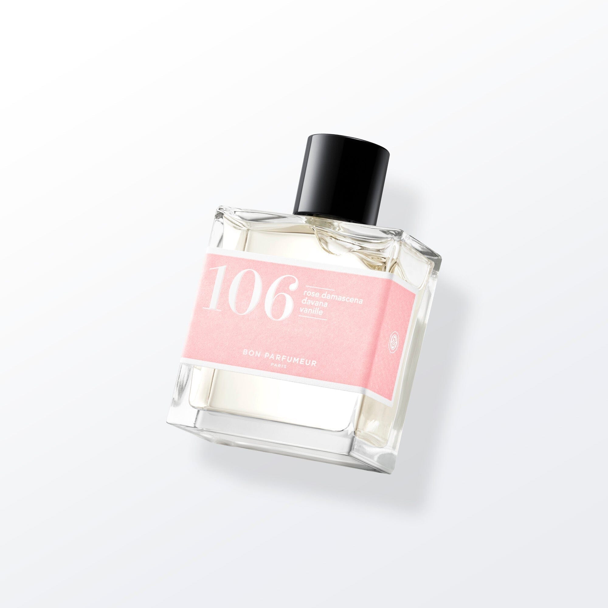 Eau de parfum 106 à la rose damascena, au davana et à la vanille Eau de parfum Bon Parfumeur France