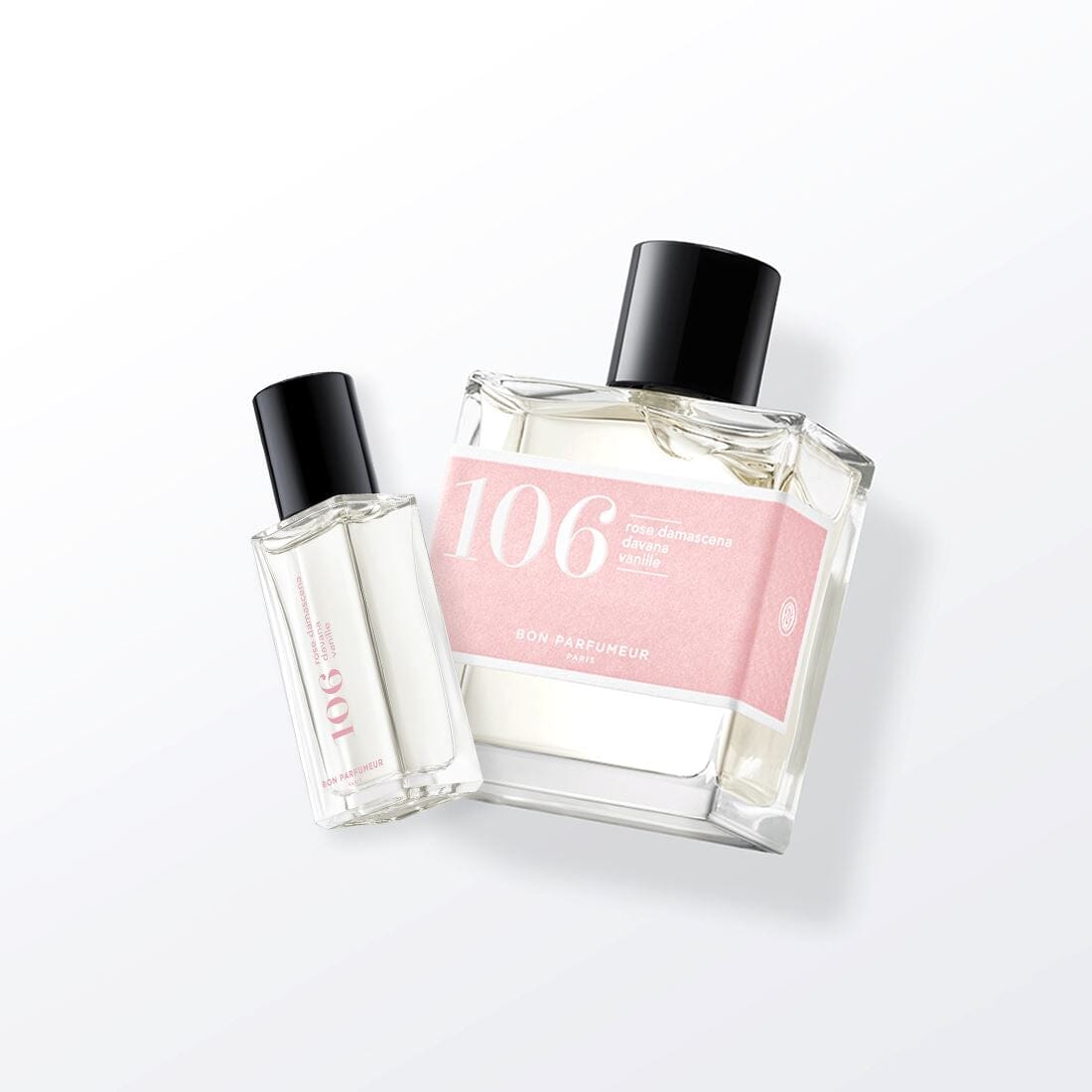 Eau de parfum 106 à la rose damascena, au davana et à la vanille Eau de parfum Bon Parfumeur France 100+15ml 