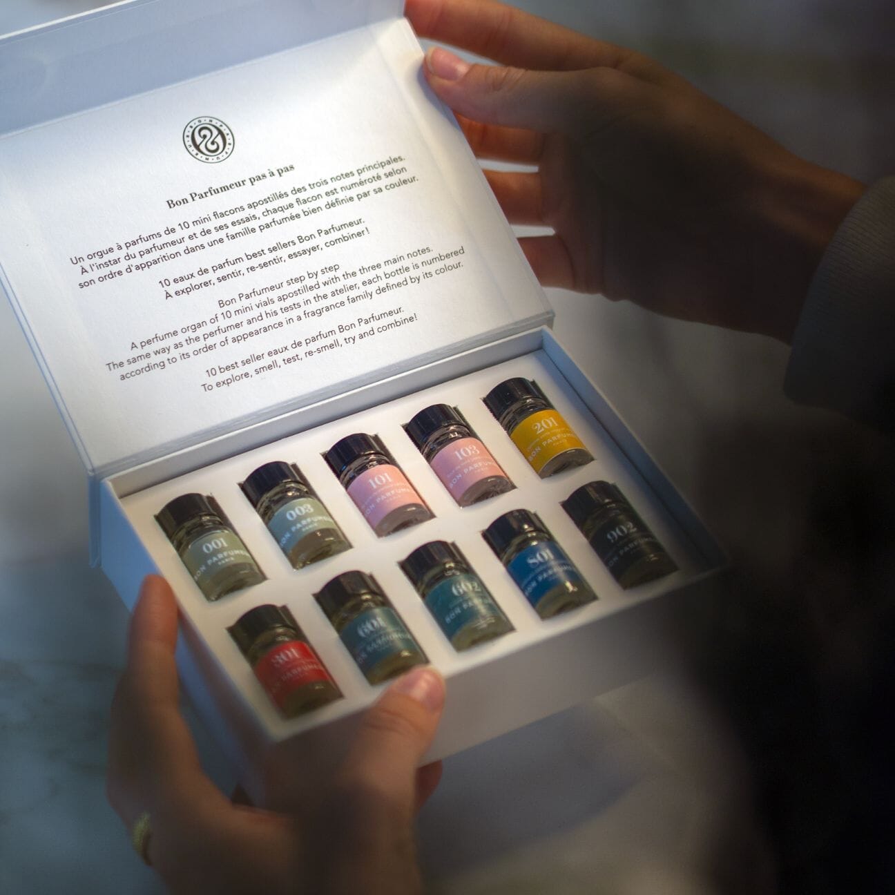 Coffret Atelier Best-Sellers - 10 mini parfums Set Bon Parfumeur France 