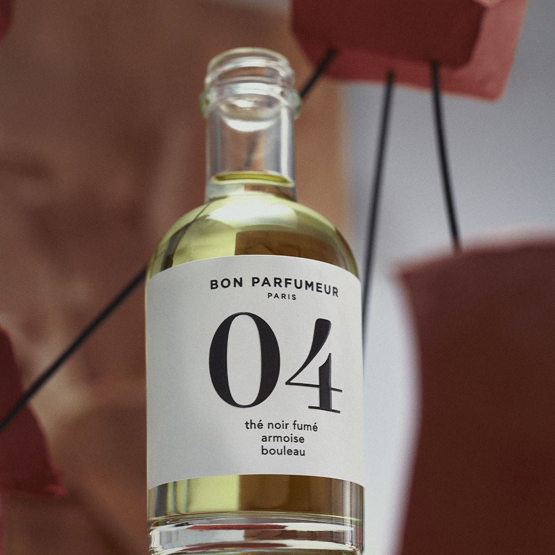 Home fragrance diffuser 04 with smoked black tea, mugwort and