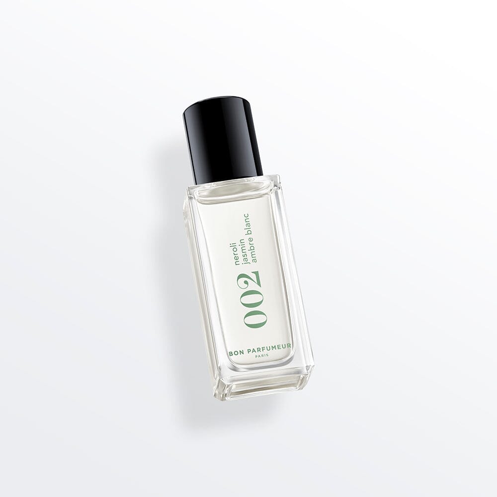 Eau de parfum 002 en format de voyage au néroli, au jasmin et à l'ambre blanc Eau de parfum Bon Parfumeur France 