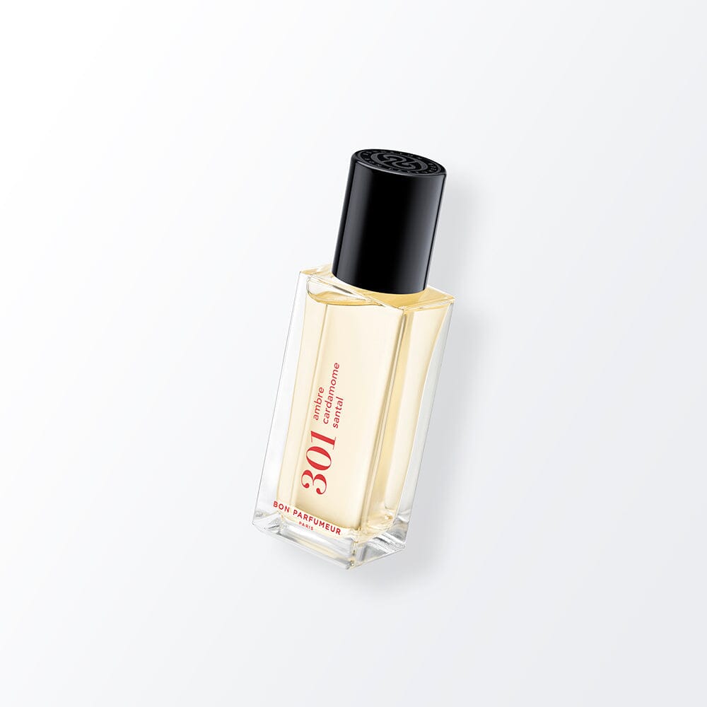 Eau de parfum 301 en format de voyage à l'ambre, à la cardamome et au santal Eau de parfum Bon Parfumeur France 15ml (0,5 fl.oz.) 