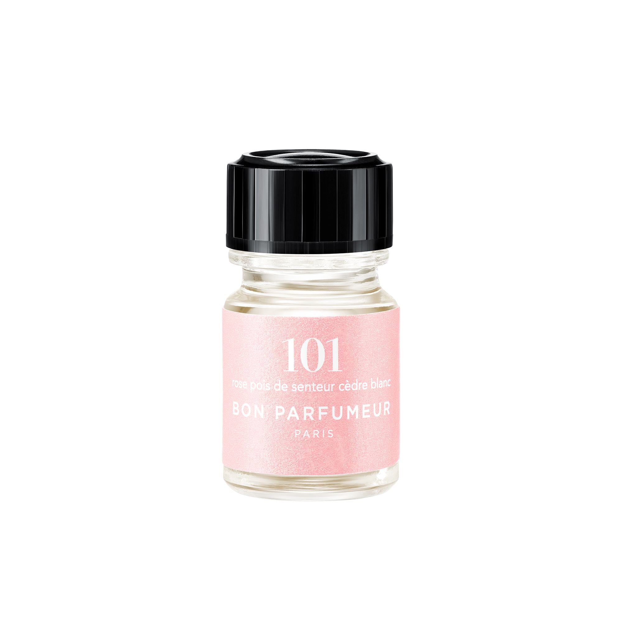 Mini-Parfums 2,5ml Bon Parfumeur France 101: Rose, pois de senteur, cèdre blanc 
