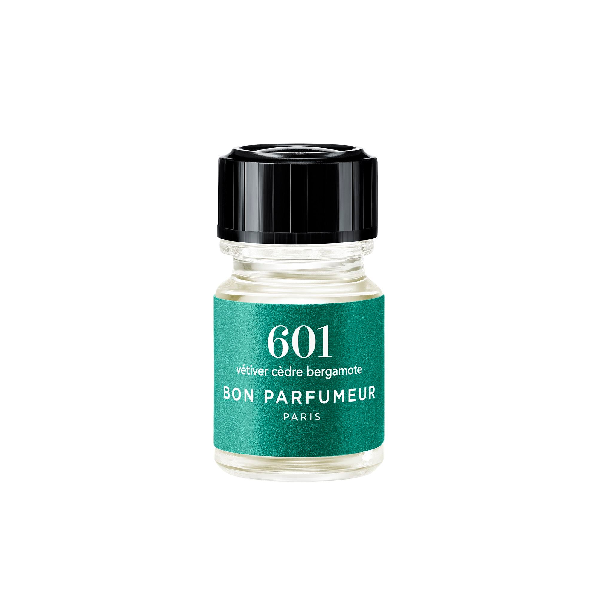 Mini-Parfums 2,5ml Bon Parfumeur France 601: Vétiver, cèdre, patchouli 